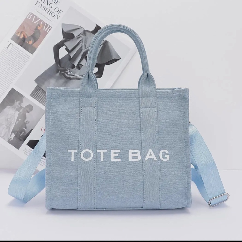 Blue Tote Bag